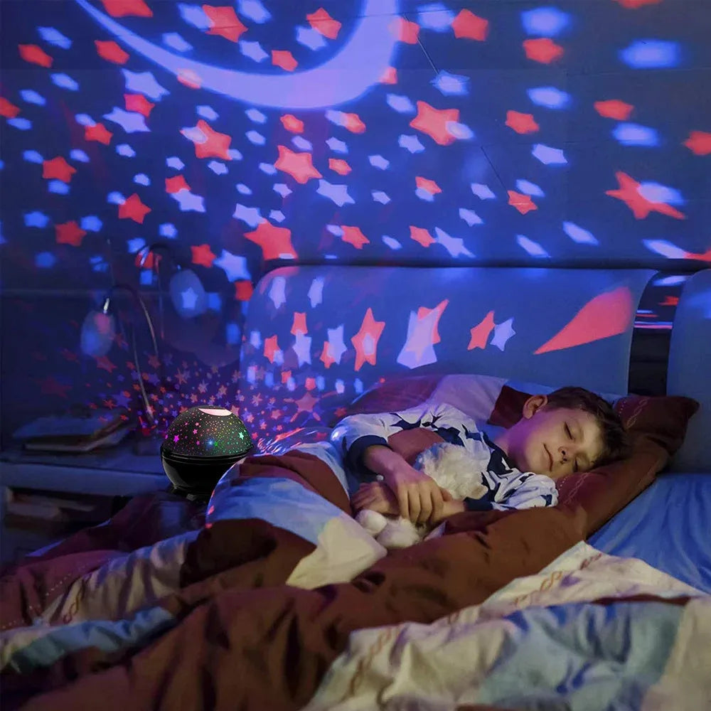 StarryWhirl Night Light Projector