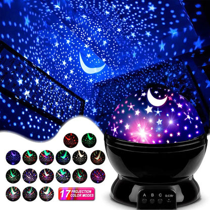 StarryWhirl Night Light Projector