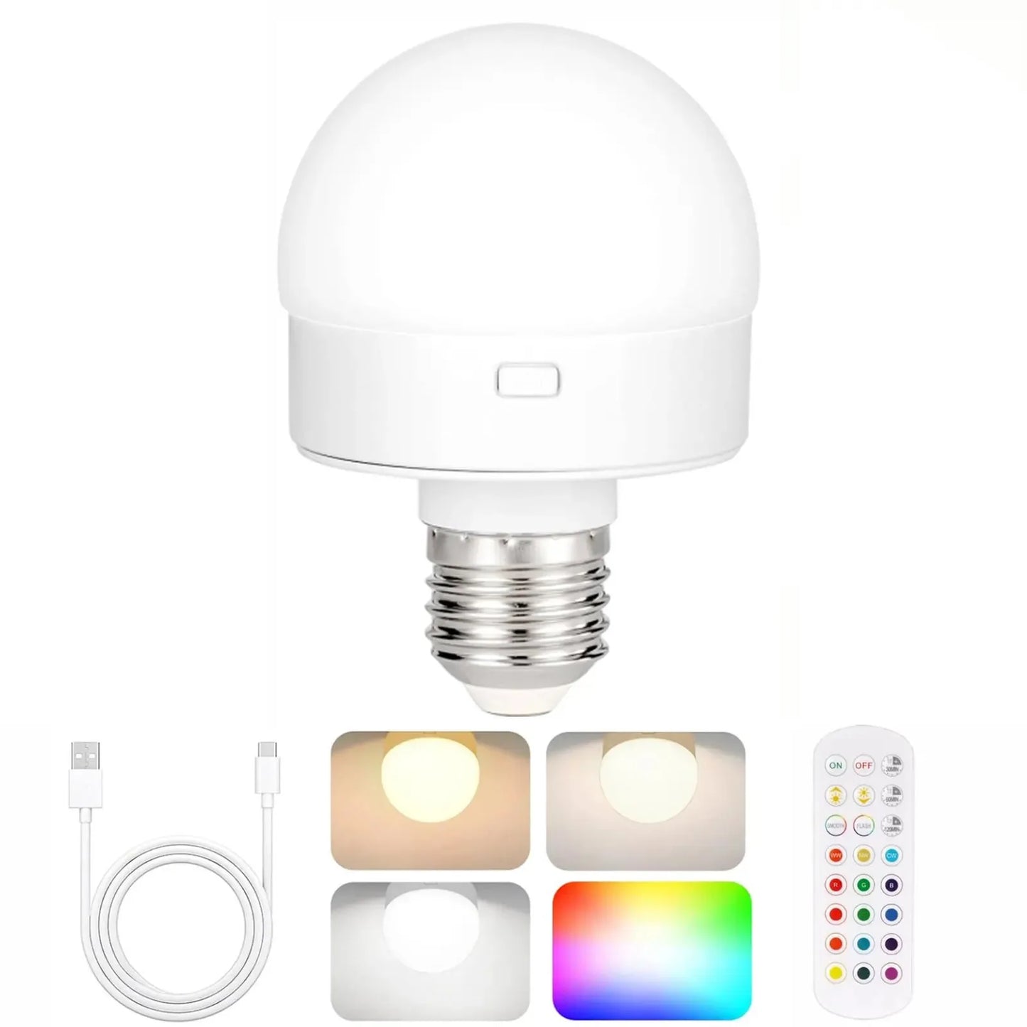 GlowNova Rechargeable LED Bulb