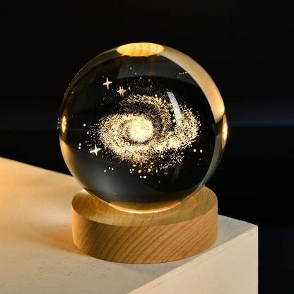 LumiSphere 3D Crystal Night Light