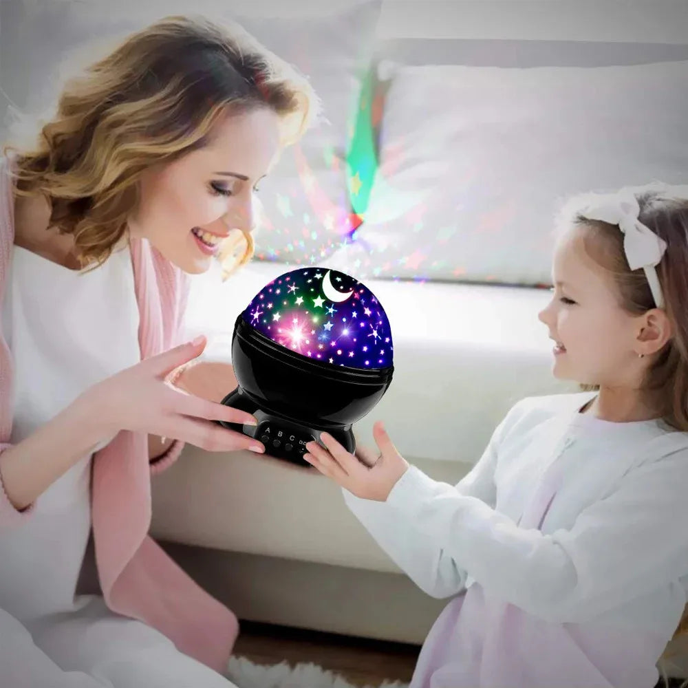 StarryWhirl Night Light Projector