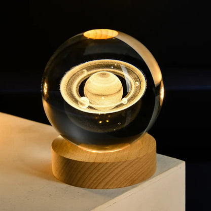LumiSphere 3D Crystal Night Light